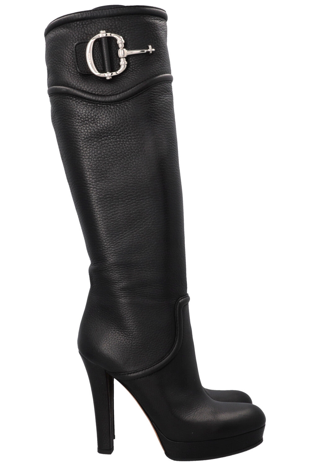 GUCCI Horsebit Boots Black