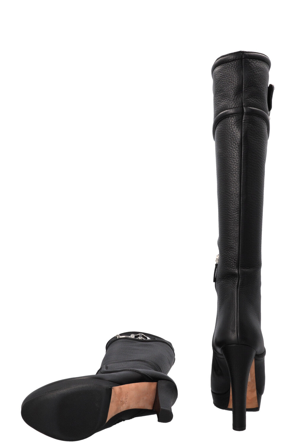 GUCCI Horsebit Boots Black