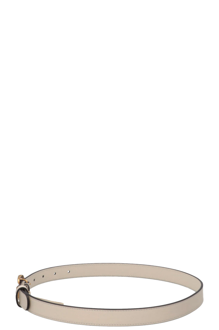 Ceinture GUCCI Marmont fine ivoire