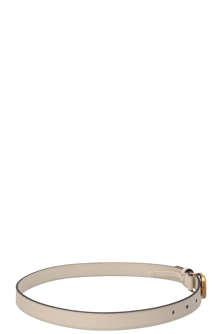 Ceinture GUCCI Marmont fine ivoire