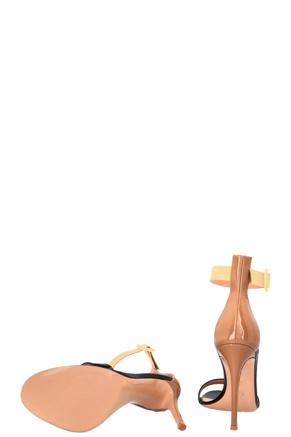 GIANVITO ROSSI Heels Patent Tricolor