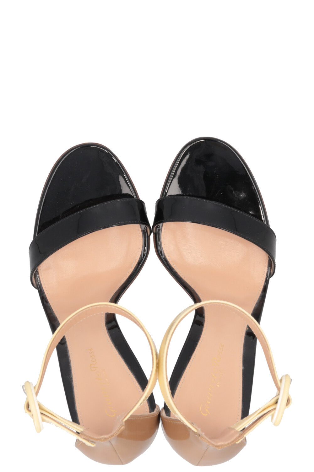 GIANVITO ROSSI Heels Patent Tricolor