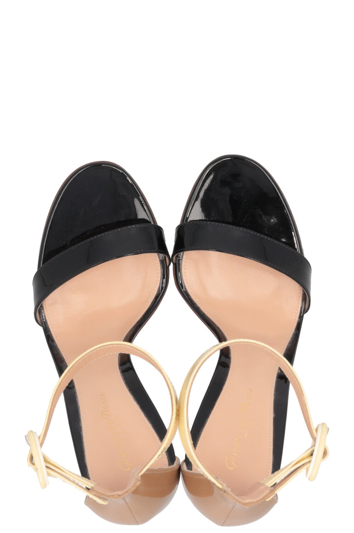 GIANVITO ROSSI Heels Patent Tricolor