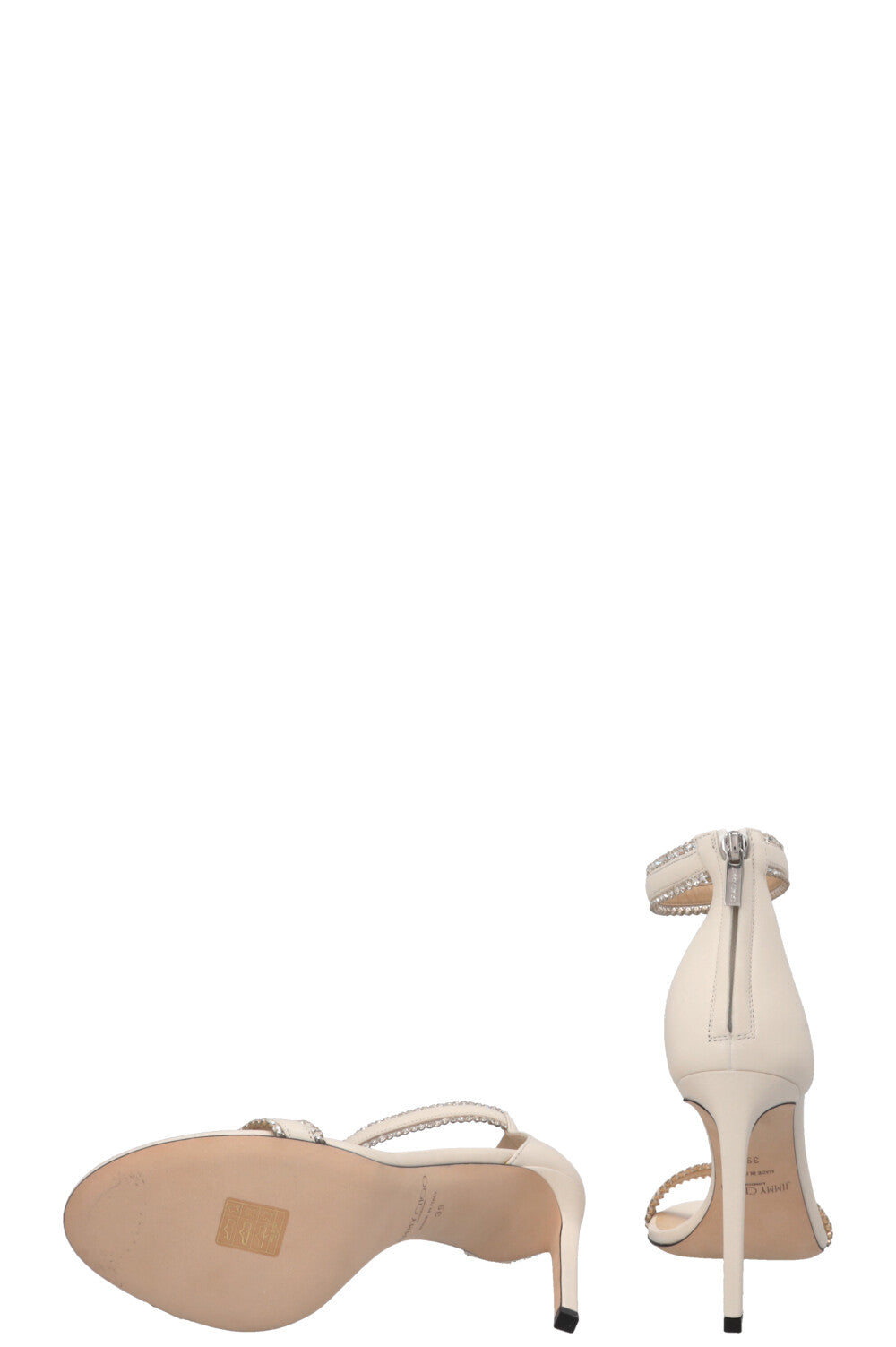 JIMMY CHOO Dochas 100 Sandals White