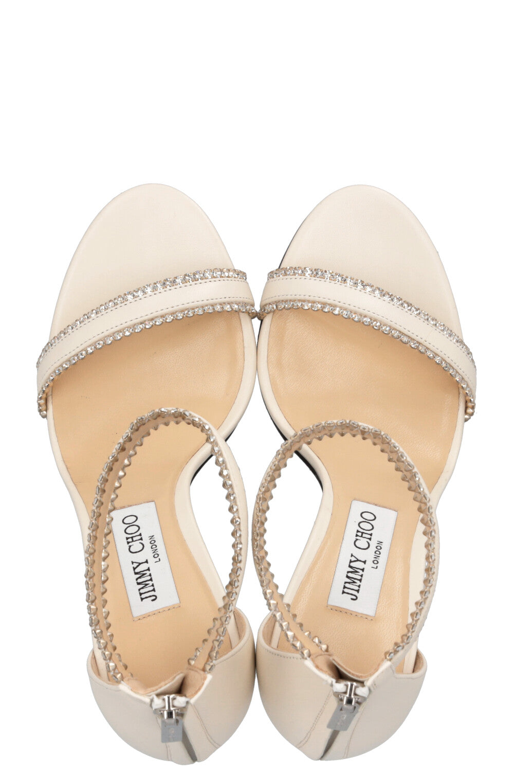 JIMMY CHOO Dochas 100 Sandals White