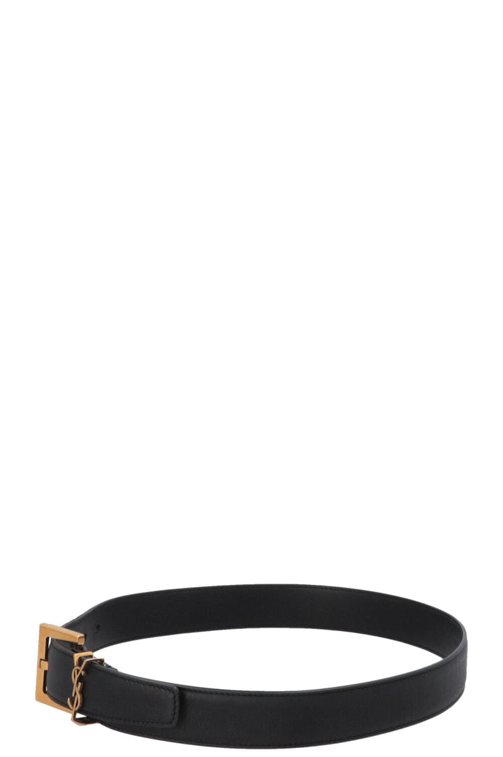 SAINT LAURENT Ceinture Cassandre Noir