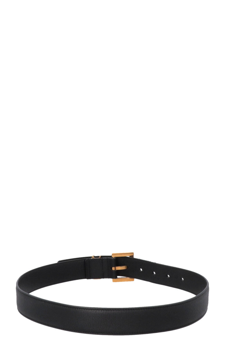 SAINT LAURENT Ceinture Cassandre Noir