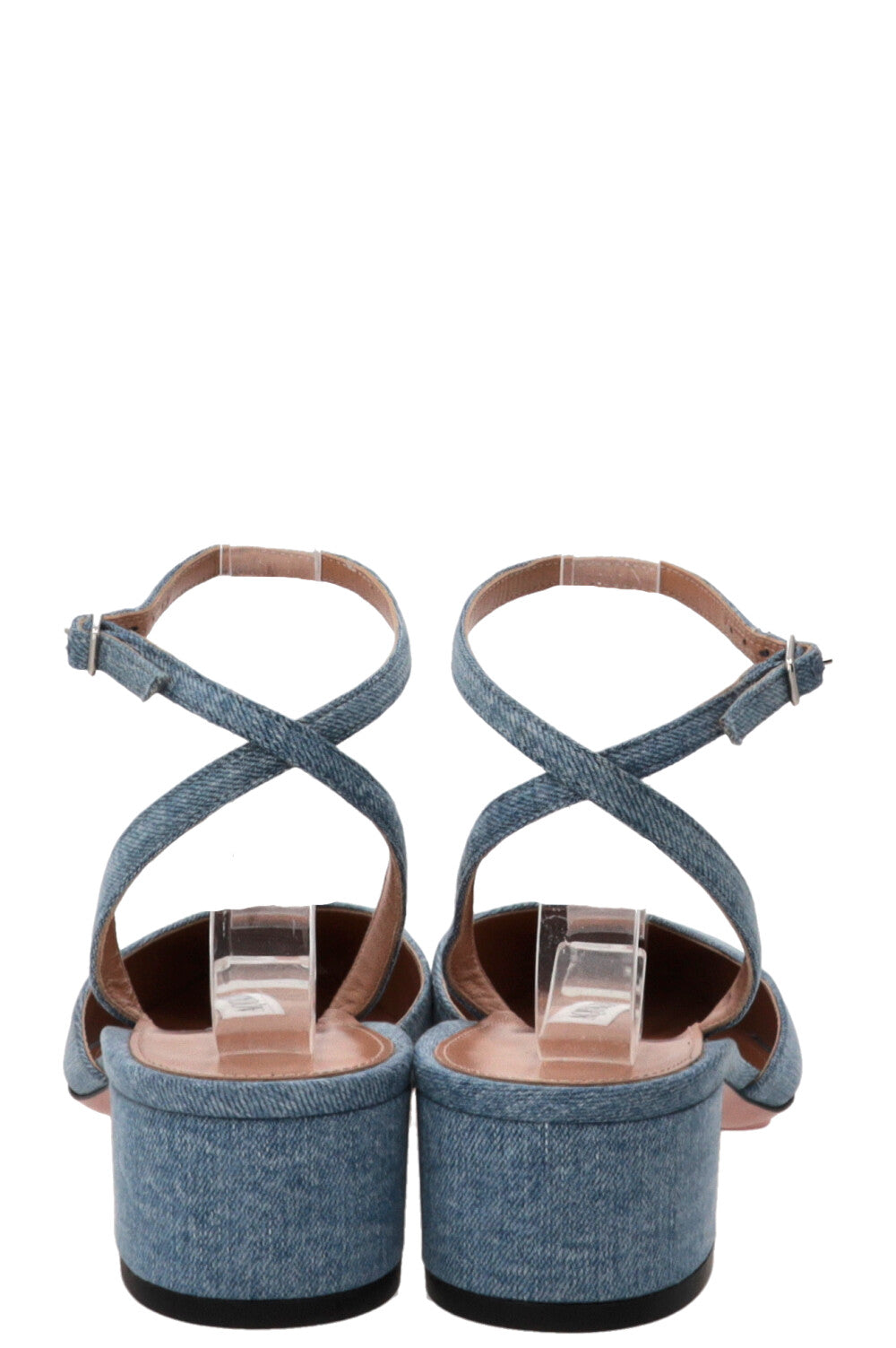 AQUAZZURA French Flirt 35 Heels Denim Black