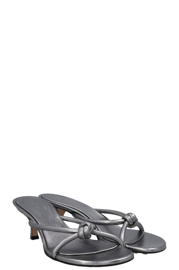 BOTTEGA VENETA Mules Blink argentées