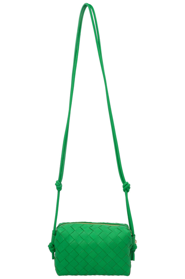 BOTTEGA VENETA Loop Mini Intrecciato Perruche