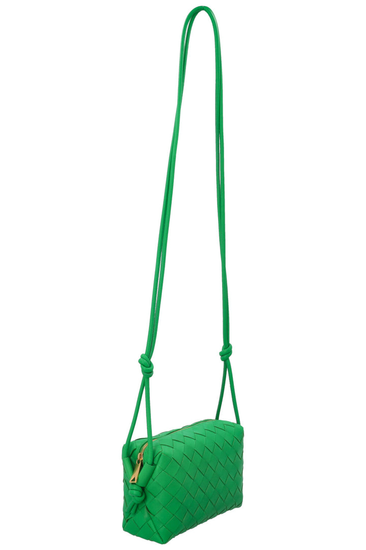 BOTTEGA VENETA Loop Mini Intrecciato Parakeet