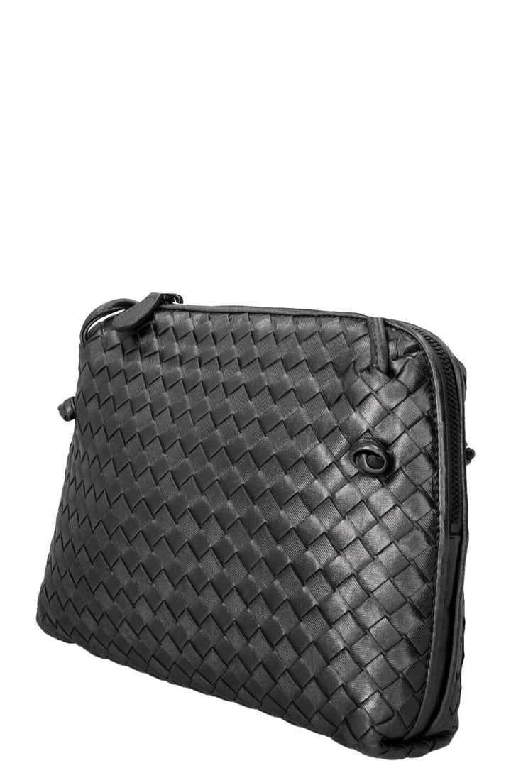 BOTTEGA VENETA Nodini Crossbody Bag Silver Metallic