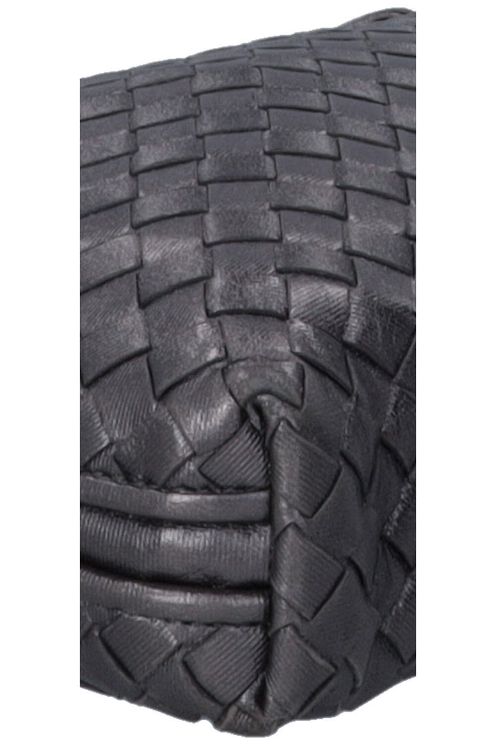 BOTTEGA VENETA Nodini Crossbody Bag Silver Metallic