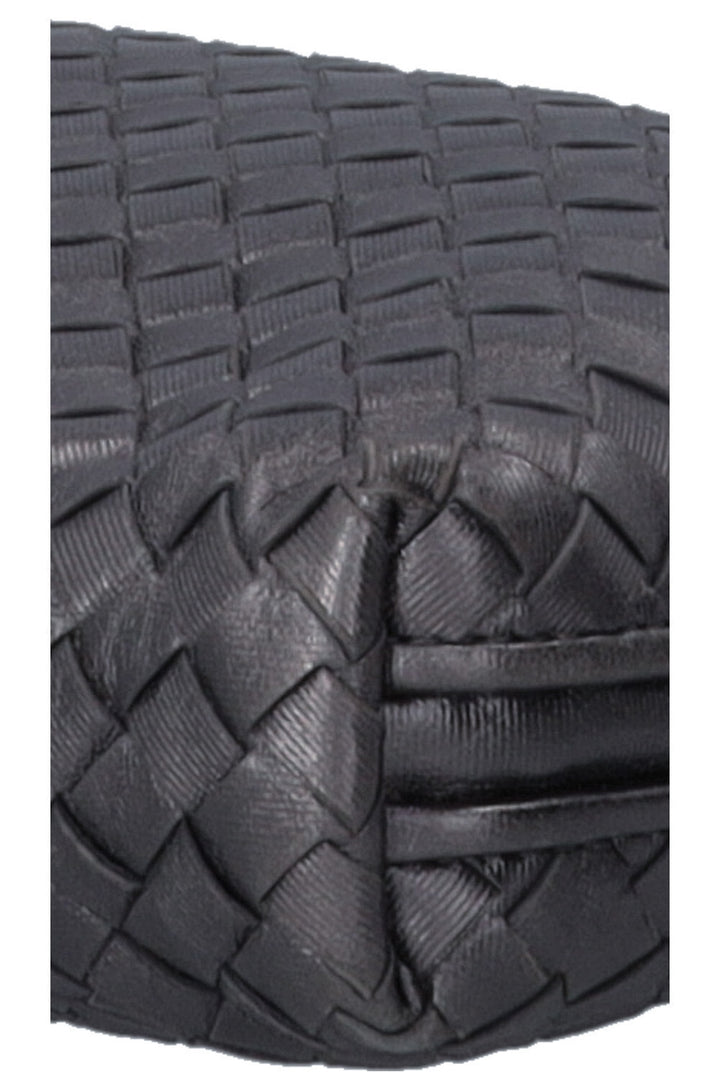 BOTTEGA VENETA Nodini Crossbody Bag Silver Metallic