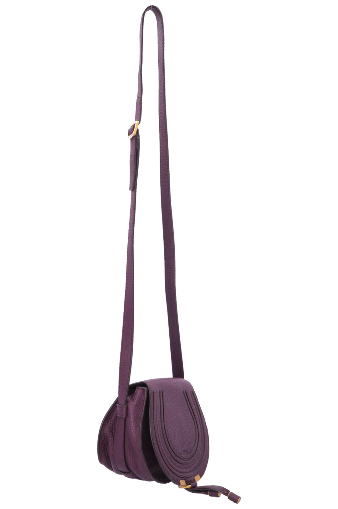 CHLOÉ Mini Marcie Crossbody Bag Purple