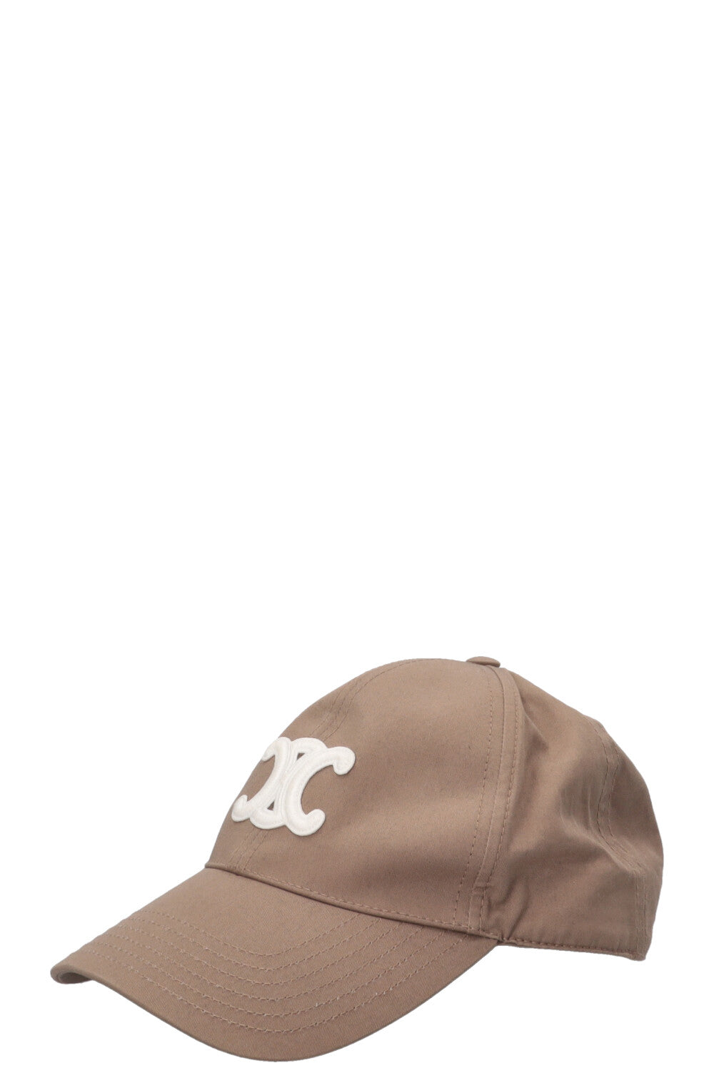 CELINE Triomphe Baseball Cap Beige