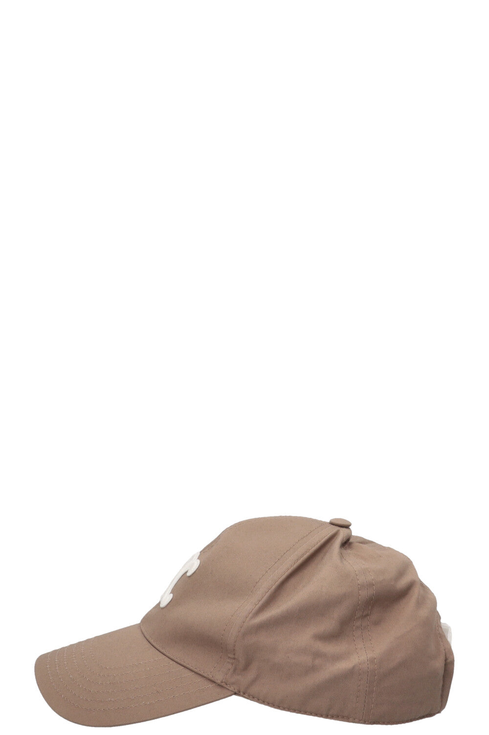 CELINE Triomphe Baseball Cap Beige