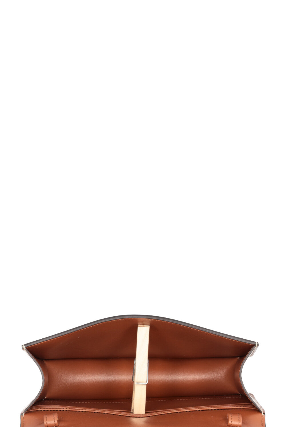 CELINE Triomphe Wallet On Chain Brown