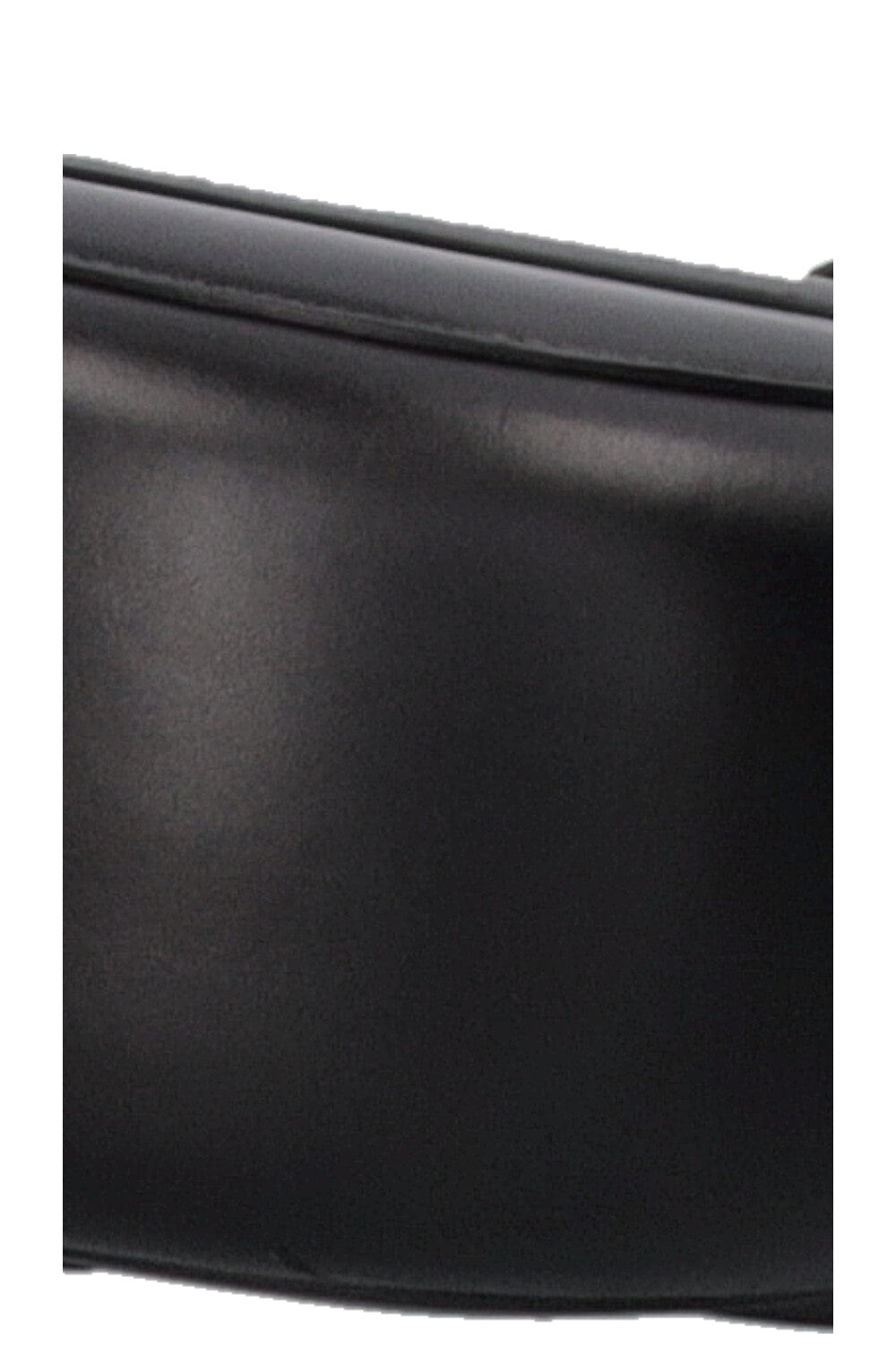 GUCCI Logo Crossbody Bag Leather Black