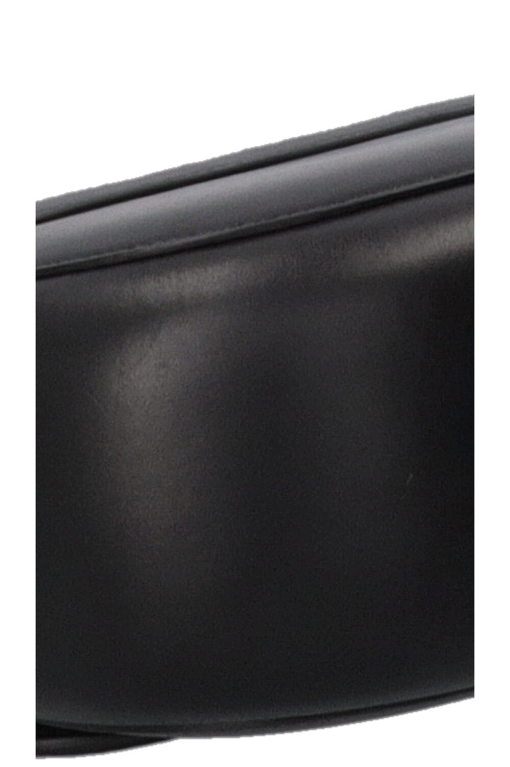GUCCI Logo Crossbody Bag Leather Black