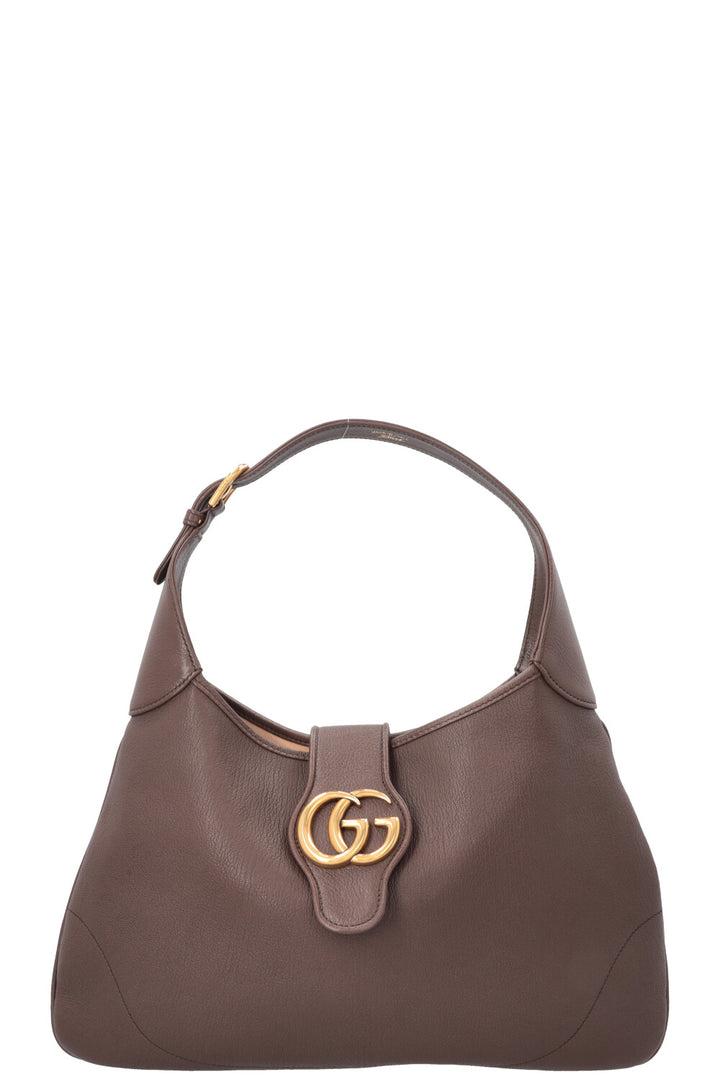 GUCCI Aphrodite Hobo Bag Brown