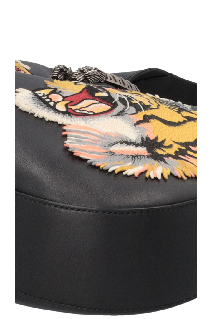 GUCCI Large Tiger Dionysus Hobo Bag Black