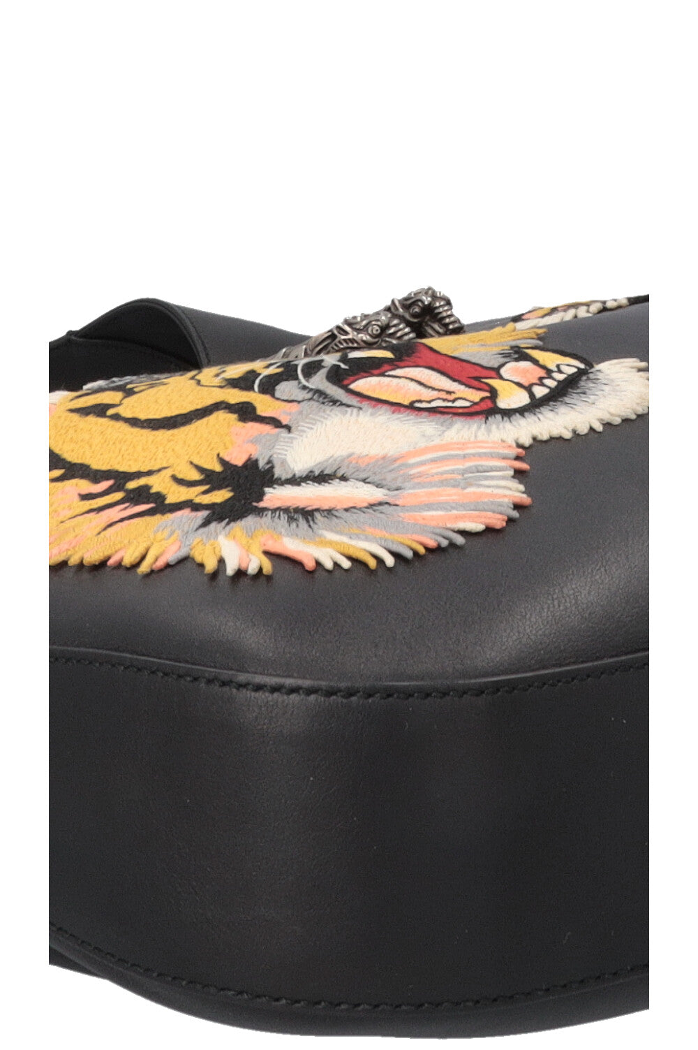 GUCCI Large Tiger Dionysus Hobo Bag Black