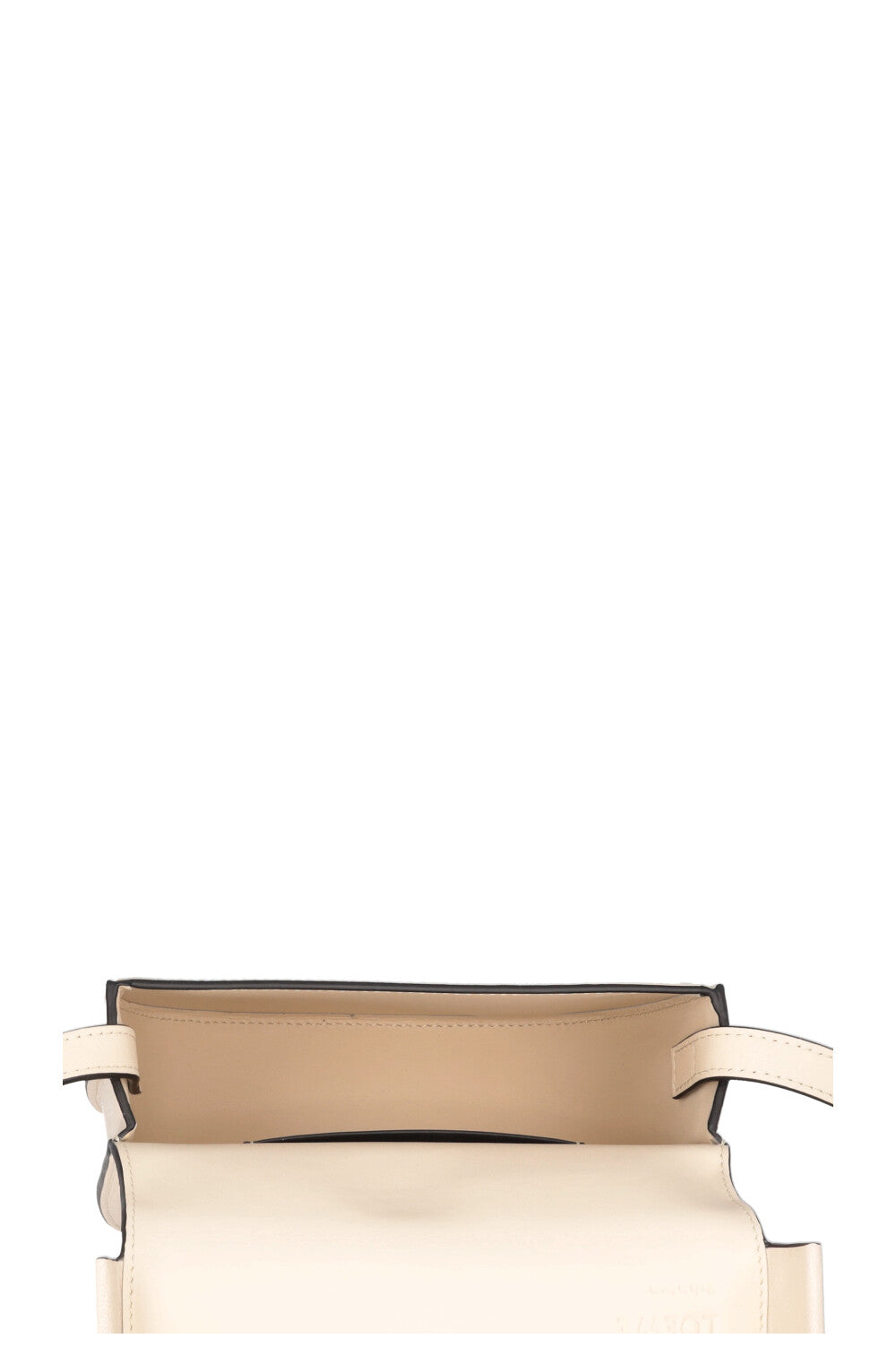 LOEWE Heel Duo Crossbody Bag Soft White