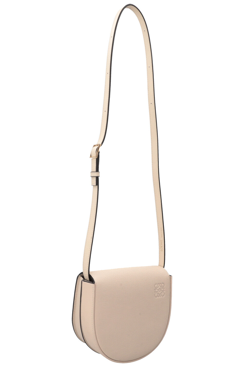 LOEWE Heel Duo Crossbody Bag Soft White
