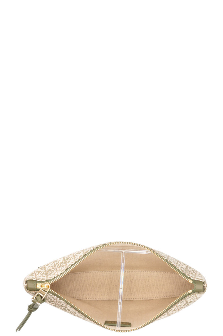 LOEWE Oblong Pouch Green