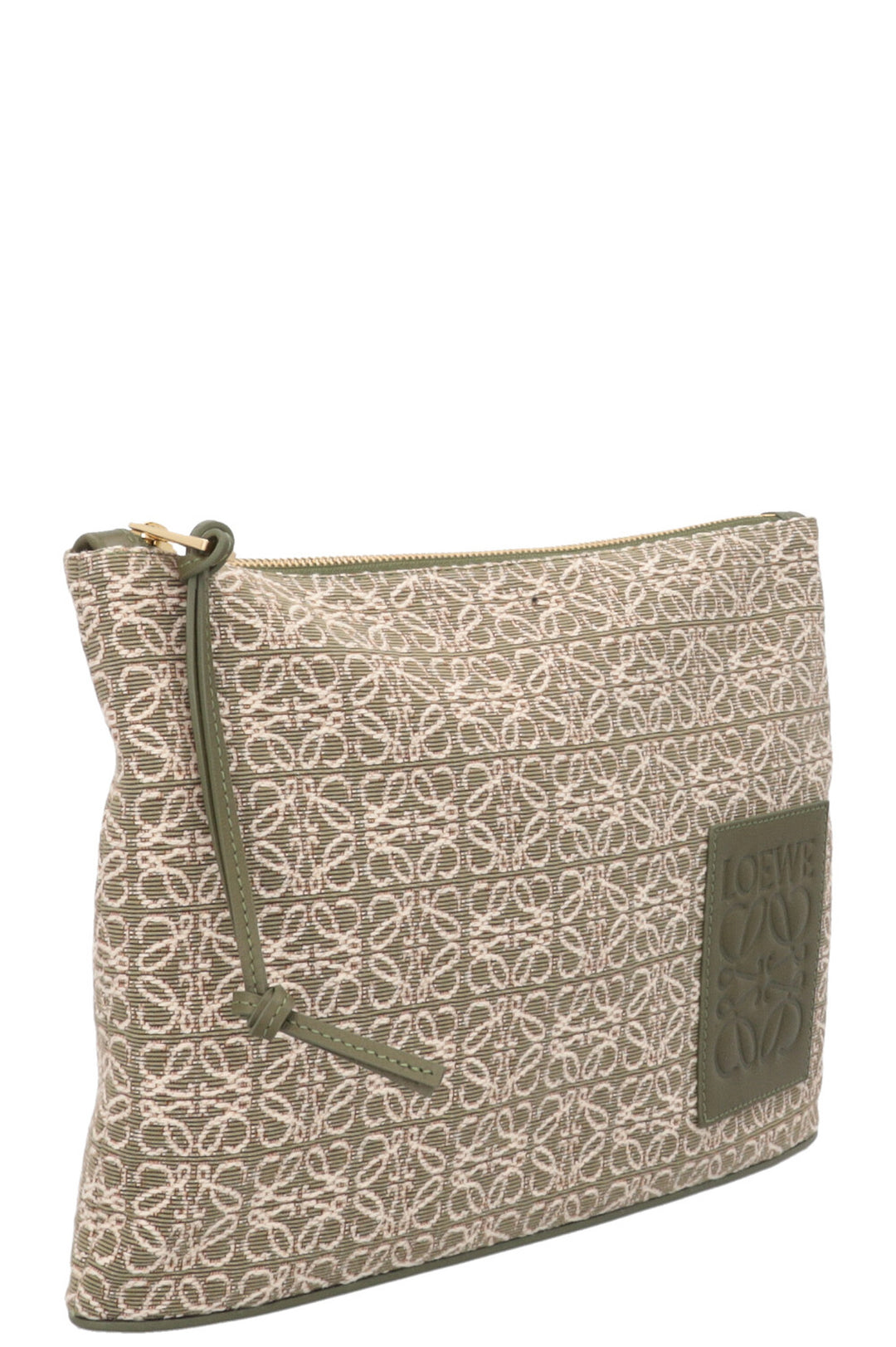 LOEWE Oblong Pouch Green