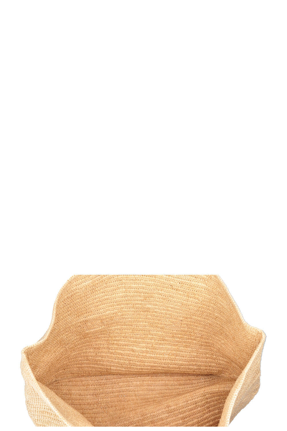 LOEWE Fold Shopper en raphia beige