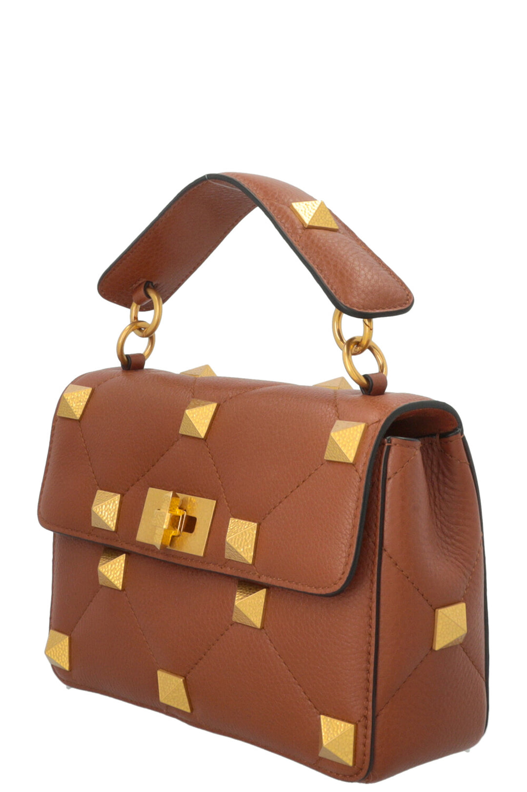 Sac à main VALENTINO Roman Stud marron