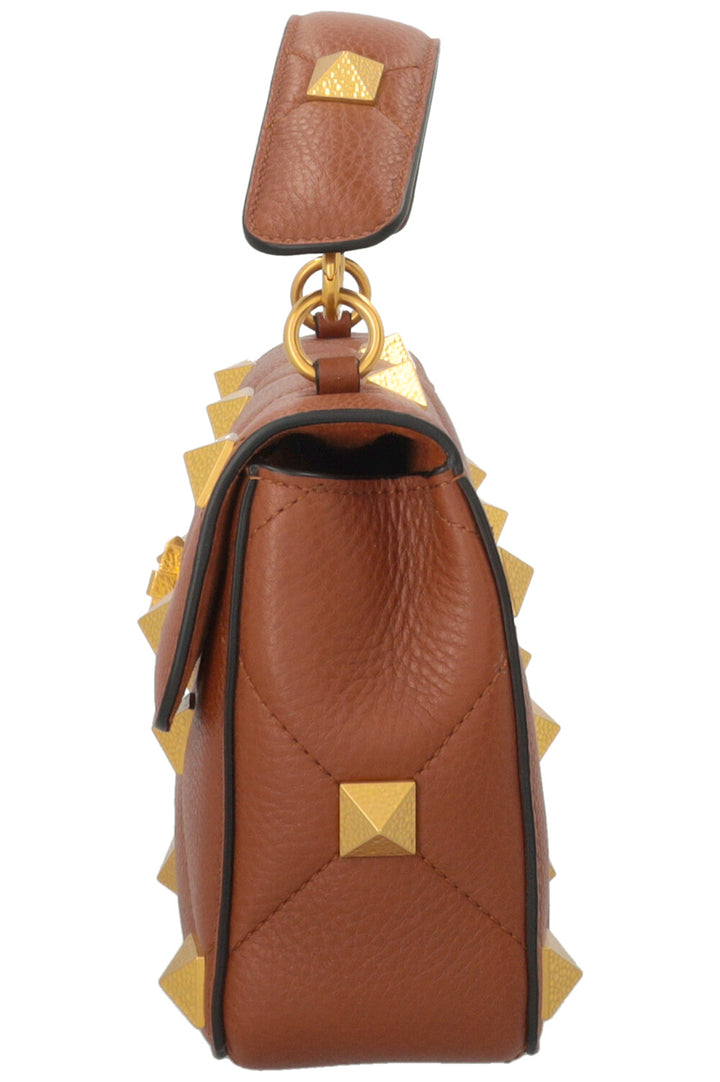 Sac à main VALENTINO Roman Stud marron