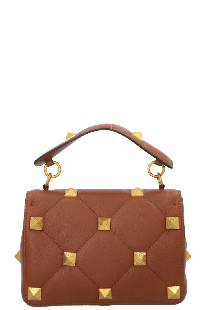 Sac à main VALENTINO Roman Stud marron