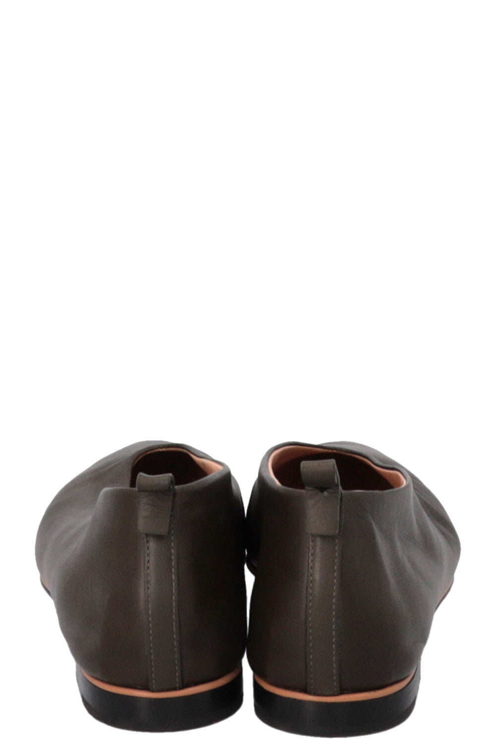 BOTTEGA VENETA Almond Ballet Flats Khaki