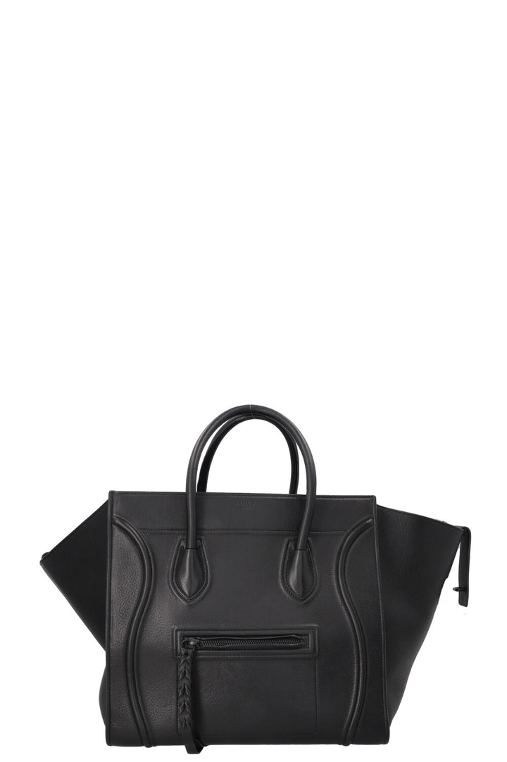 CELINE Phantom Luggage Tote Bag Black