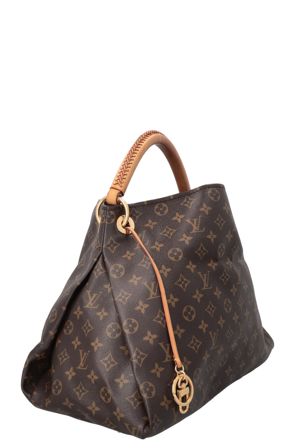 LOUIS VUITTON Artsy Hobo Bag MNG Canvas