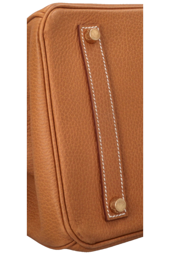 HERMÈS Birkin 35 Retourne Vache Ardennes Or