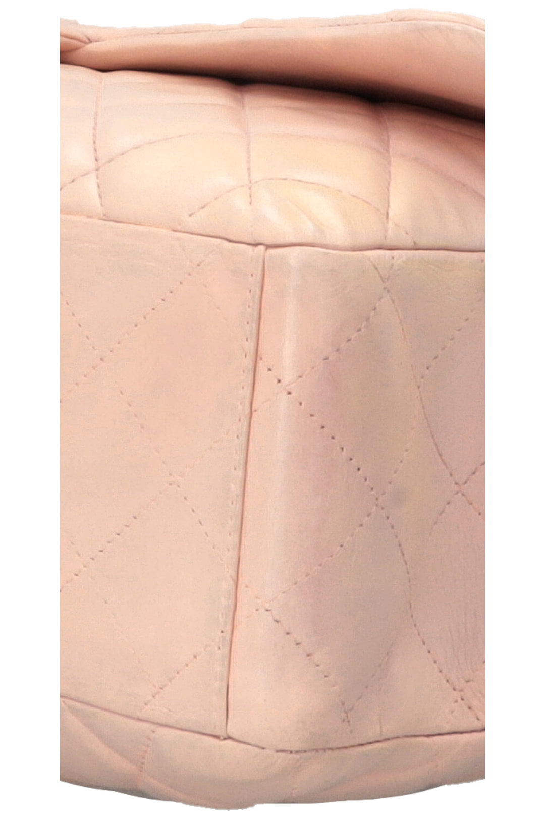 CHANEL Maxi Single Flap Lambskin Pink