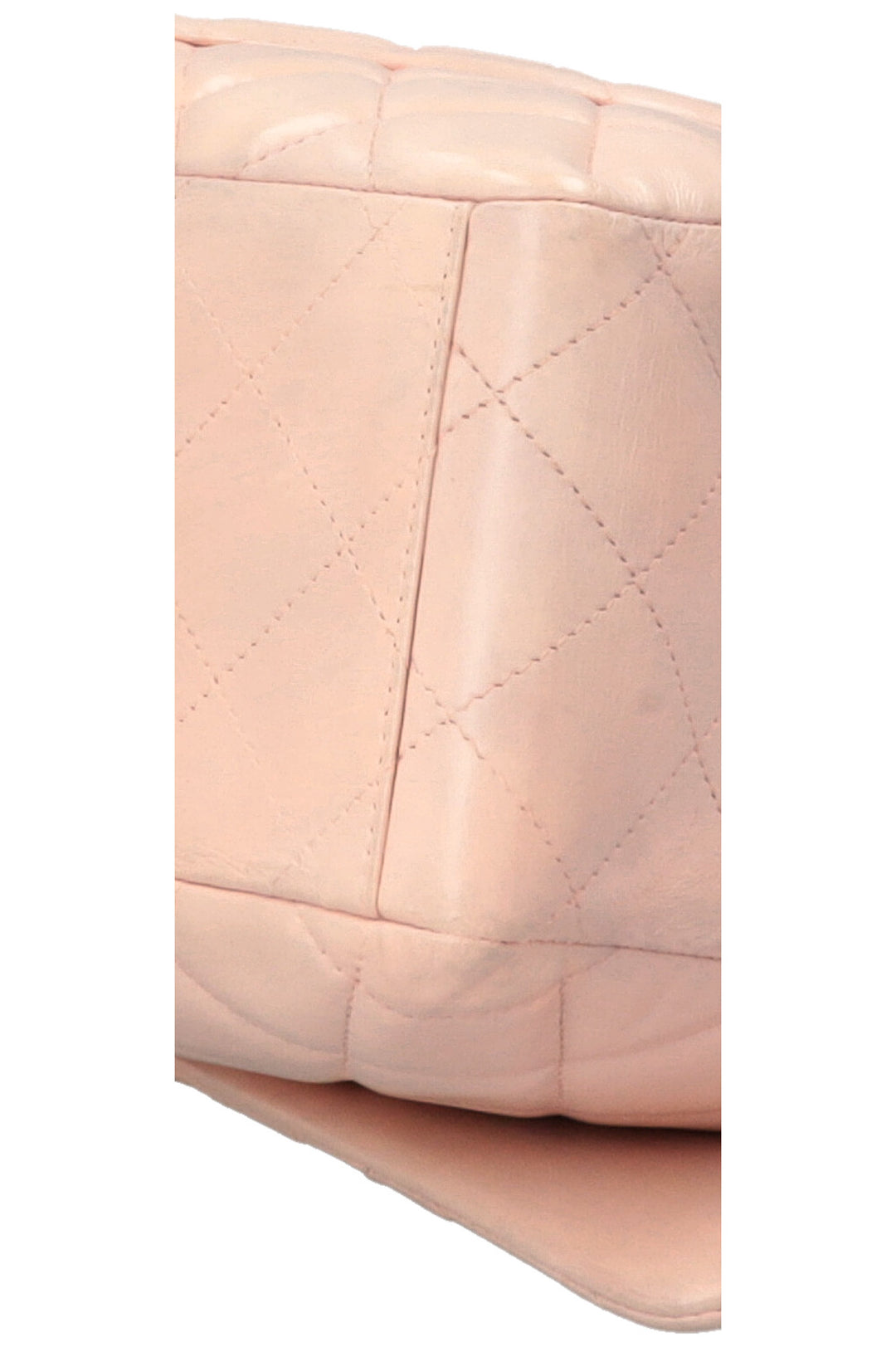 CHANEL Maxi Single Flap Lambskin Pink