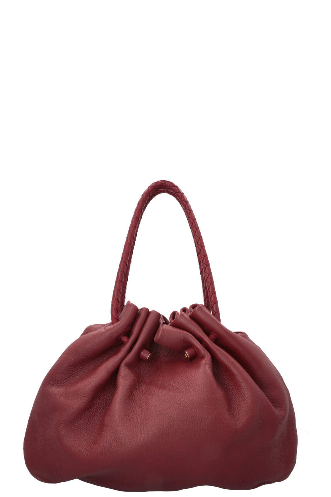 BOTTEGA VENETA Sac à bandoulière avec poignée Intrecciato Bordeaux