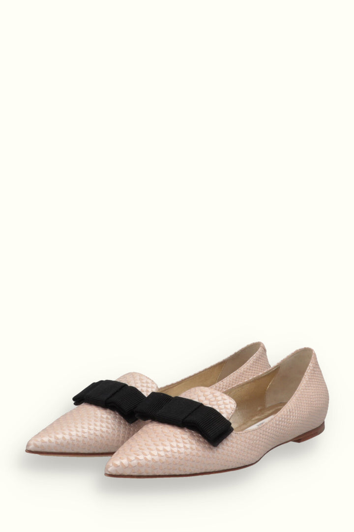 Jimmy Cho Flats Gr 40 Beige