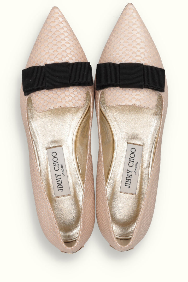 Jimmy Cho Flats Gr 40 Beige