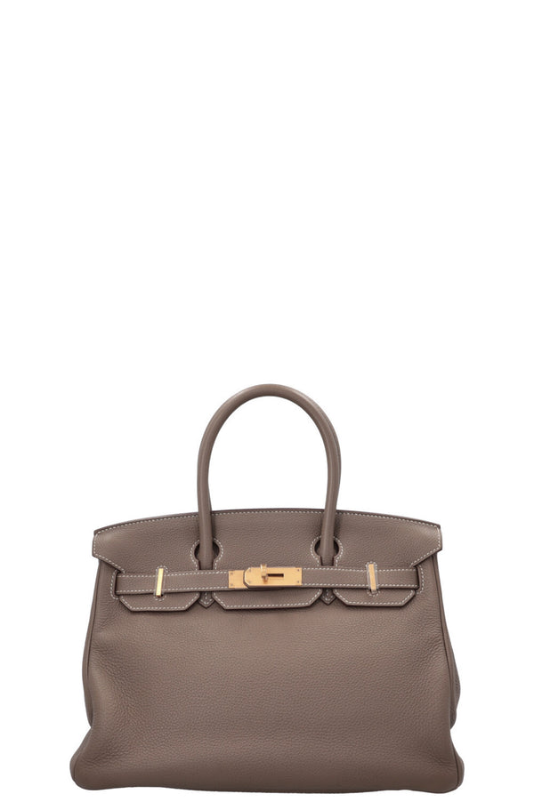 HERMÈS Birkin 30 Retourne Togo Etoupe