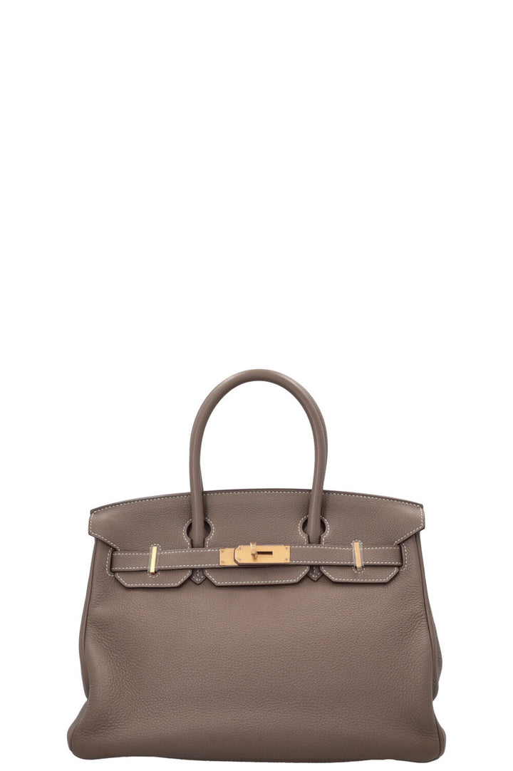 HERMÈS Birkin 30 Retourne Togo Etoupe