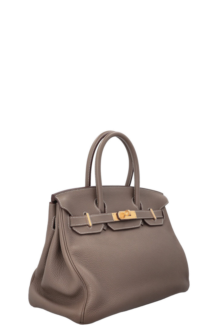 HERMÈS Birkin 30 Retourne Togo Etoupe