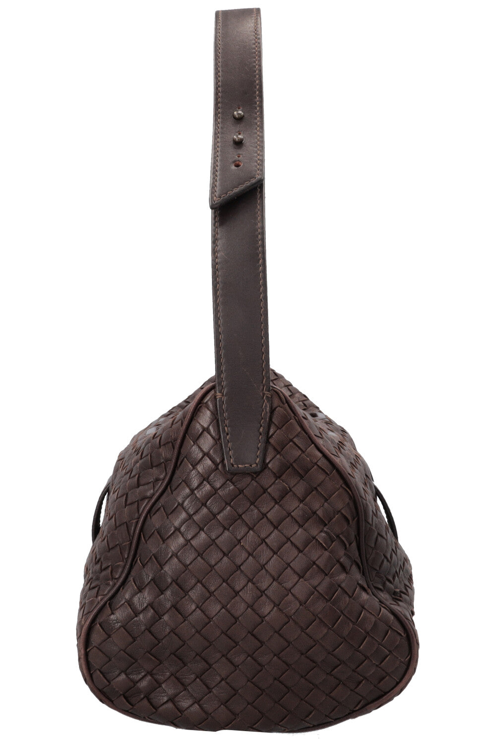 BOTTEGA VENETA Sac Accordéon Intrecciato Marron