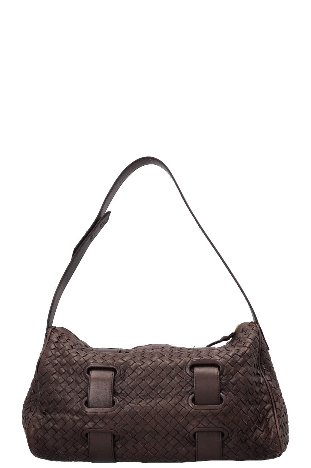 BOTTEGA VENETA Sac Accordéon Intrecciato Marron