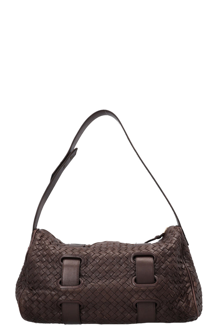 BOTTEGA VENETA Sac Accordéon Intrecciato Marron